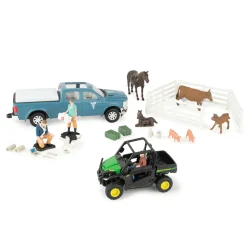 1/32 30-Piece Veterinarian Set with John Deere Gator