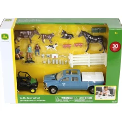1/32 30-Piece Veterinarian Set with John Deere Gator