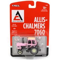 1/64 Pink Allis Chalmers 7060 with Diamond Tread Tires