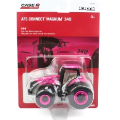 1/64 Pink Case IH AFS Connect Magnum 340 w/ Front & Rear Duals