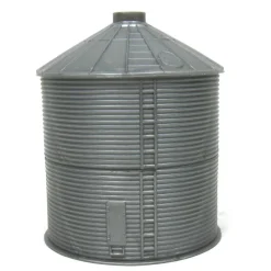 1/64 Plastic Grain Bin #21 by Standi Toys, 5.25"H x 4.25"W