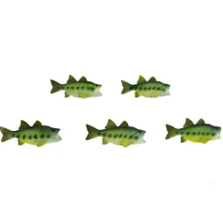 1/20 Professional Bass Boat with Angler, Fish, Fishing Pole, and Boat Trailer by Big Country Toys