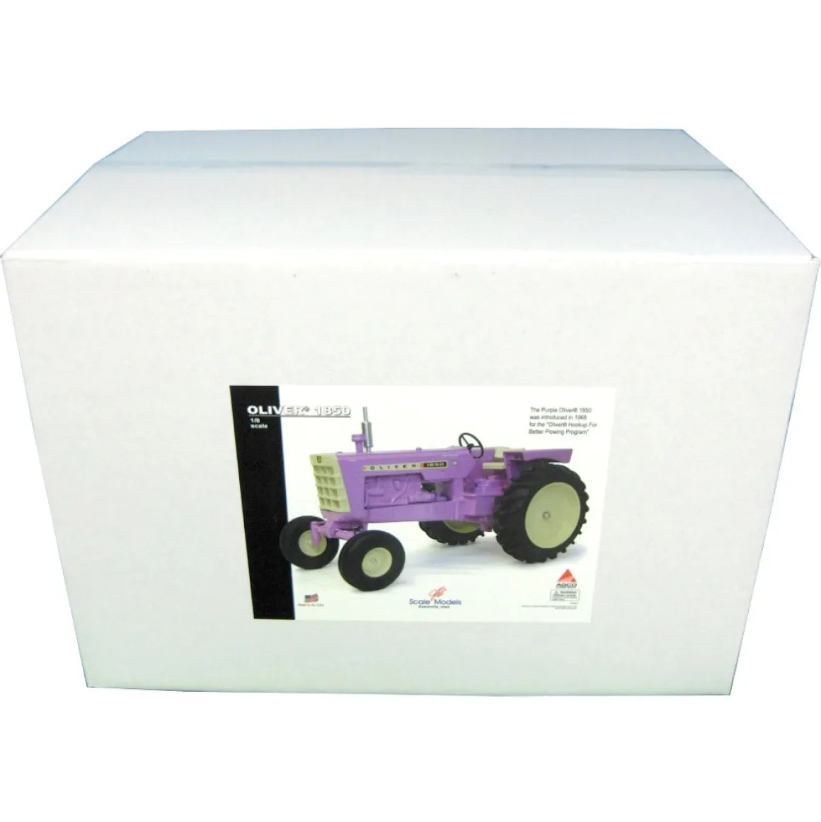 1/8 Purple Oliver 1850 Wide Front Tractor