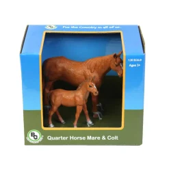 1/20 Quarter Horse Mare and Colt by Big Country Toys