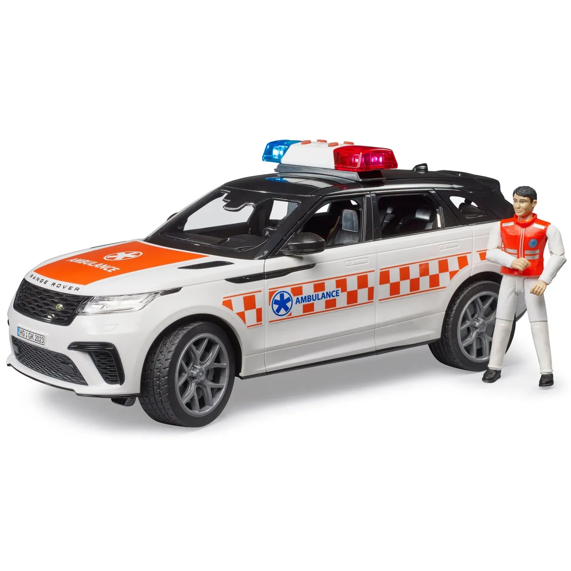 1/16 Range Rover Velar Ambulance with Driver by Bruder
