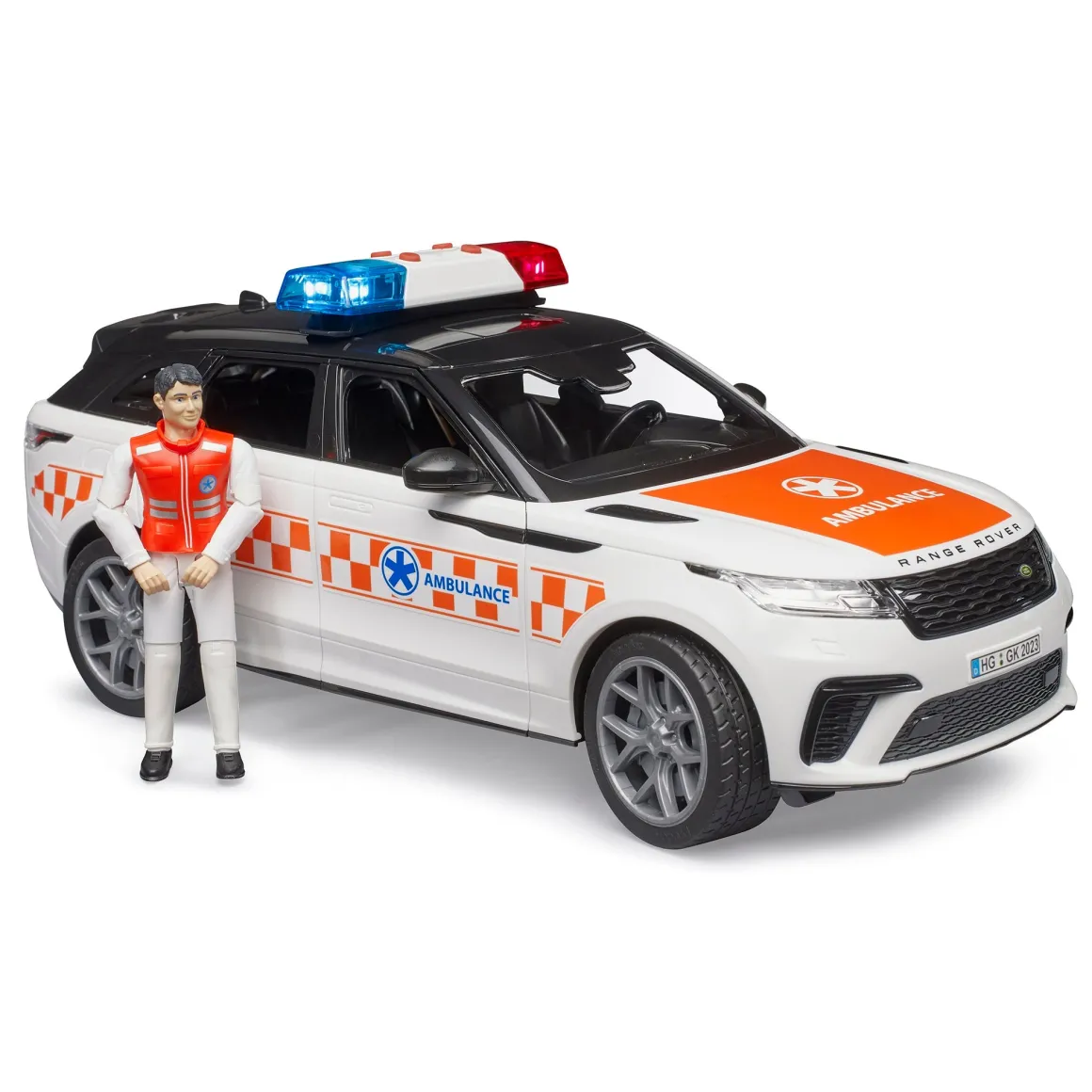 1/16 Range Rover Velar Ambulance with Driver by Bruder