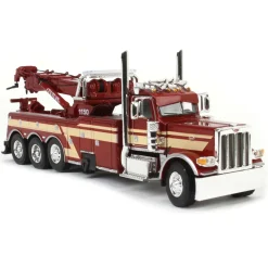1/64 Red & Tan Peterbilt 389 Day Cab with Century 1150 Rotator Wrecker, DCP by First Gear