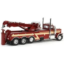 1/64 Red & Tan Peterbilt 389 Day Cab with Century 1150 Rotator Wrecker, DCP by First Gear