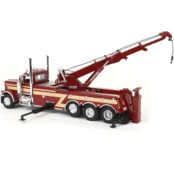 1/64 Red & Tan Peterbilt 389 Day Cab with Century 1150 Rotator Wrecker, DCP by First Gear