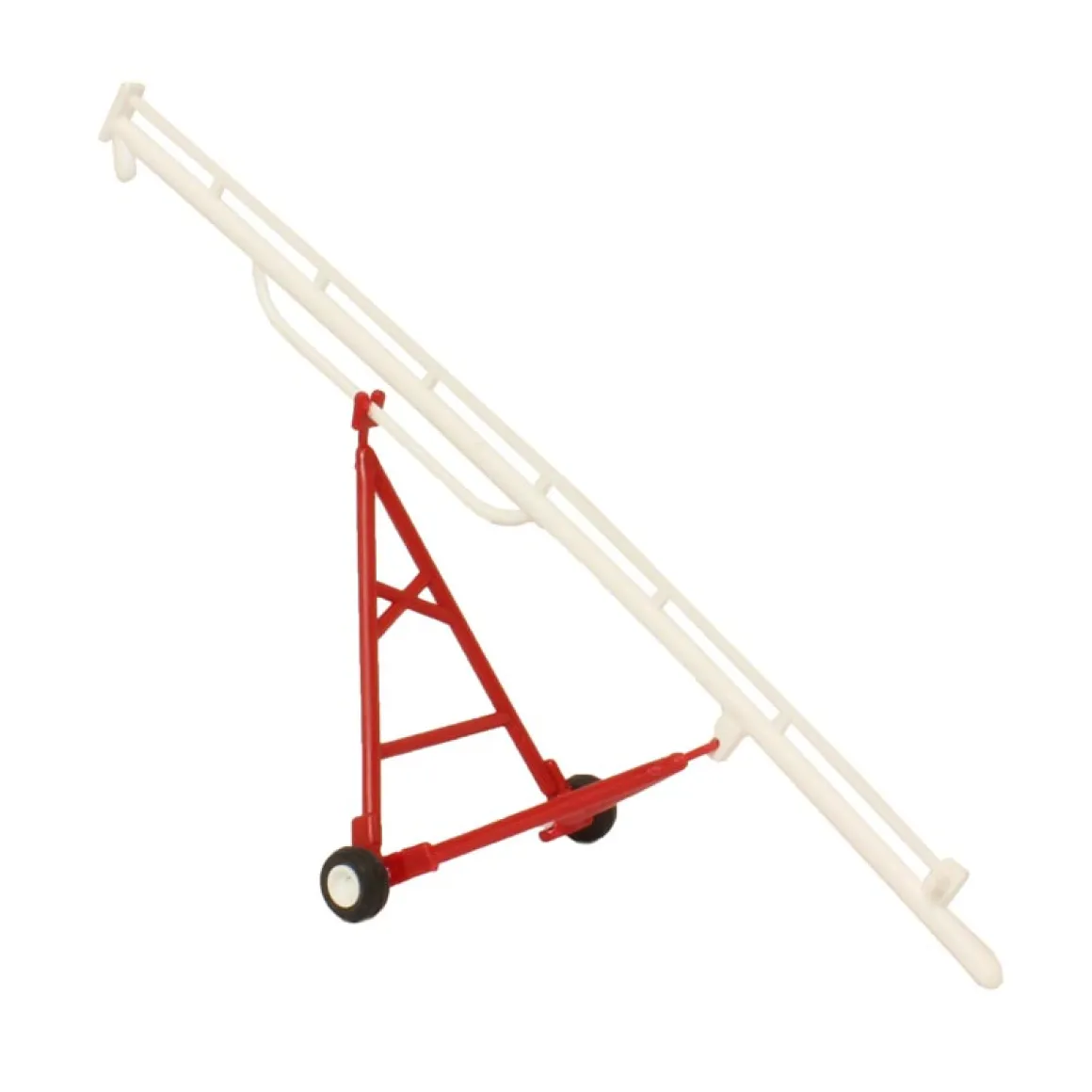 1/64 Red & White Plastic Grain Auger (52ft to Scale) by Standi Toys