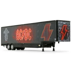1/64 Red Peterbilt Model 389 Sleeper w/ Kentucky Moving Trailer, AC/DC PWR/UP, DCP by First Gear