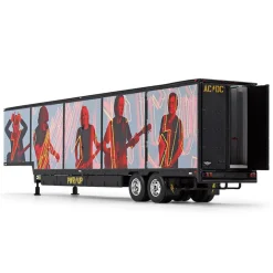 1/64 Red Peterbilt Model 389 Sleeper w/ Kentucky Moving Trailer, AC/DC PWR/UP, DCP by First Gear
