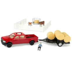 1/32 Red Pickup Truck Haying Set by ERTL