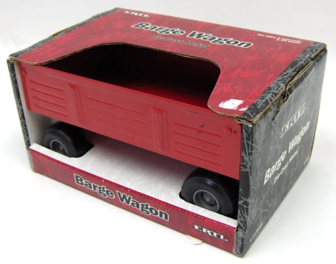 1/16 Red Steel Barge Wagon by ERTL