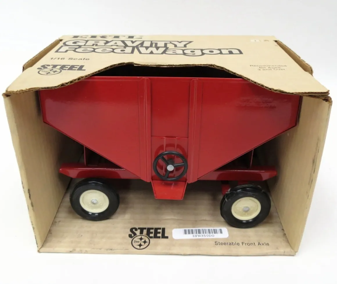 1/16 Red Steel Gravity Wagon by ERTL