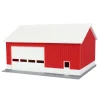 1/64 Red/White "Papa's Shop" 40ft x 30ft Farm Shed w/ Removeable Door & Roof, 3D Printed