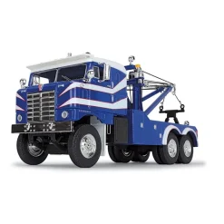 1/34 Rich Blue & White 1953 Kenworth Bullnose Heavy-Duty Wrecker by First Gear