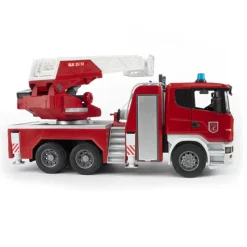 1/16 Scania Super 560R Fire Engine w/ Ladder & Water Pump + Lights & Sounds by Bruder