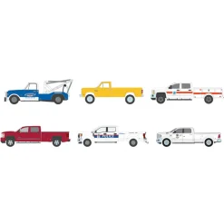 1/64 Sealed Set of 6 Dually Drivers Series 15 Trucks
