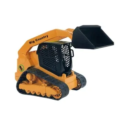 1/20 Skid Steer with Attachments & Flatbed Gooseneck Trailer by Big Country Toys
