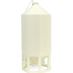 1/64 Smooth Wall Multi-Purpose White 4100 Bushel Bin, 3D Printed