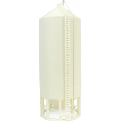1/64 Smooth Wall Multi-Purpose White 10,000 Bushel Bin, 3D Printed