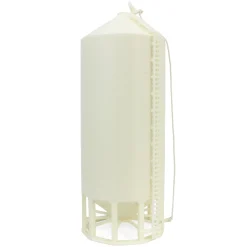 1/64 Smooth Wall Multi-Purpose White 10,000 Bushel Bin, 3D Printed