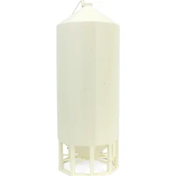 1/64 Smooth Wall Multi-Purpose White 10,000 Bushel Bin, 3D Printed