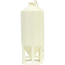 1/64 Smooth Wall Multi-Purpose White 1200 Bushel Bin, 3D Printed