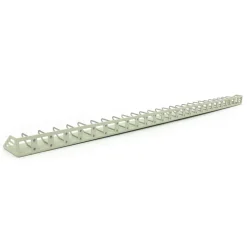1/64 ST383 27 Cow Stanchion Row on Metal Frame, 20" Long