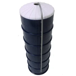 1/64 ST302 Plastic Blue Silo with Blower Pipe, 20' x 60'