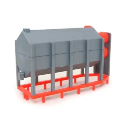 1/64 ST042 Standi Toys 1 High Stackable Grain Dryer, ORANGE