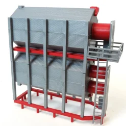 1/64 ST050 Standi Toys Stationary Grain Dryer, 2 High, Red