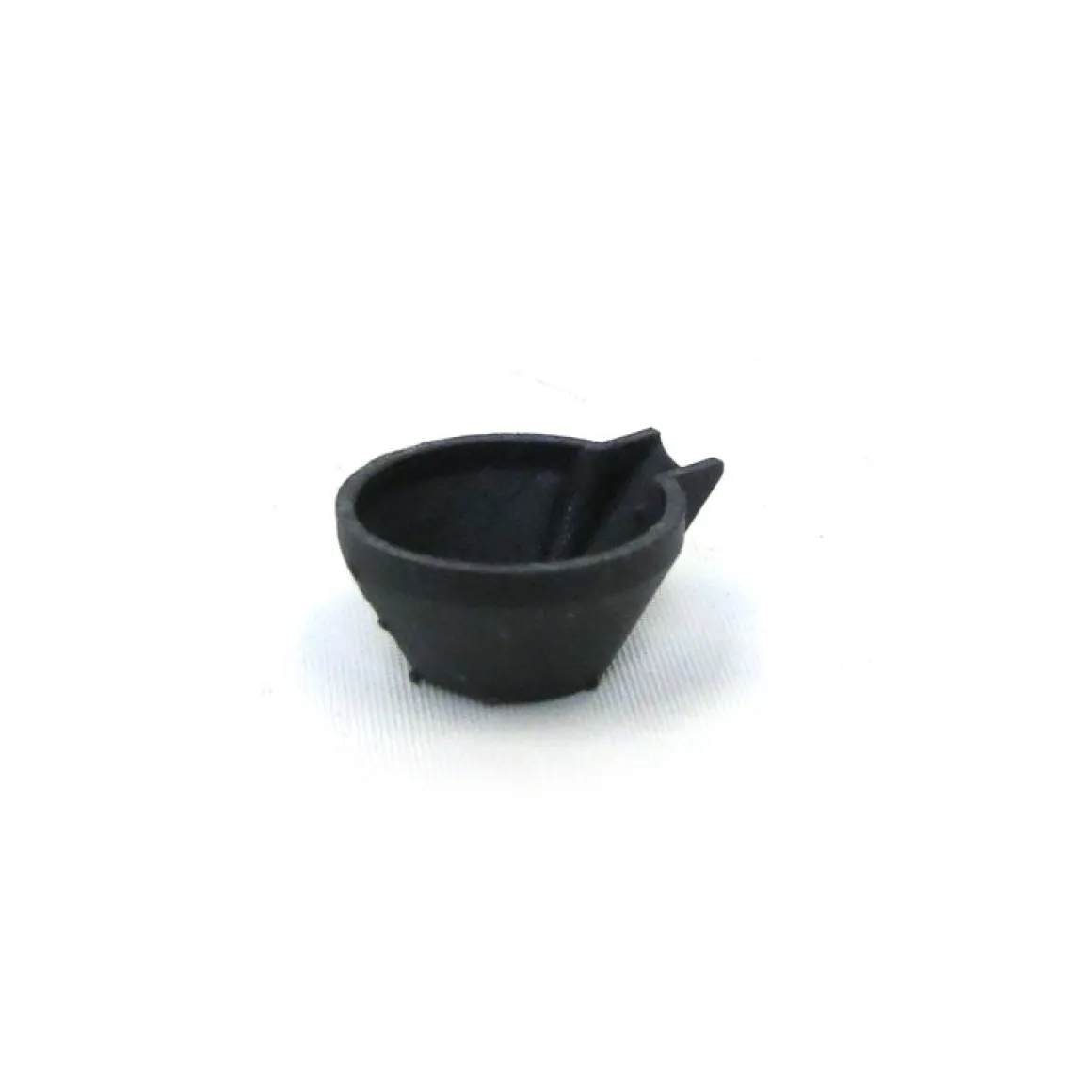 1/64 STP52 Black Auger Pan for Unloading Augers, 3D Print Plastic, .75 inch diameter