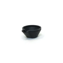 1/64 STP52 Black Auger Pan for Unloading Augers, 3D Print Plastic, .75 inch diameter