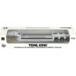 1/50 Trail King TK120 HDG Lowboy Trailer (White Regular Version)