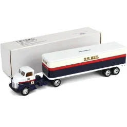 1/64 US Mail 1950 Chevy Cab with Box Trailer and Bank