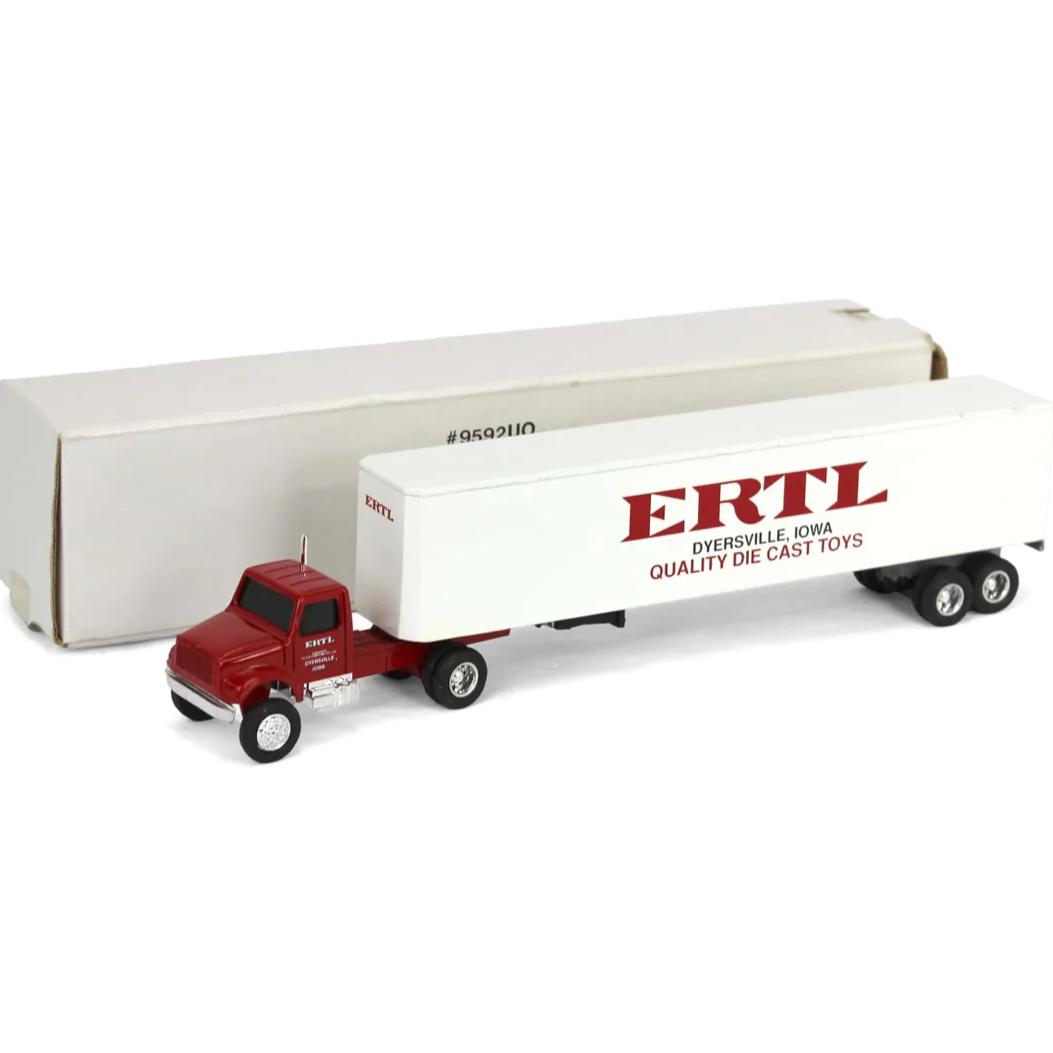 1/64 Vintage ERTL Semi and Box Trailer