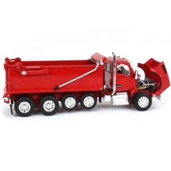 1/64 Viper Red Kenworth T880 Rogue Dump w/ Rogue Transfer Dump Trailer, DCP by First Gear