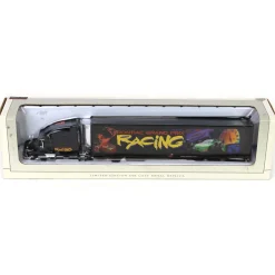 1/64 Volvo VNL 770 Semi with Pontiac Grand Prix Racing Box Trailer