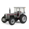 1/64 White 2-110 Wide Front with Cab, Power Assist & Red Stripe
