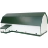 1/64 White & Forest Green 60ft x 120ft Wooden Dairy Barn with Milk House