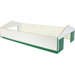 1/64 White & Green 1 Door 60ft x 120ft Wooden Tractor or Truck Shop