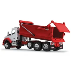 1/64 White & Viper Red Kenworth T880 Rogue Dump, DCP by First Gear