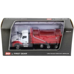 1/64 White & Viper Red Kenworth T880 Rogue Dump, DCP by First Gear