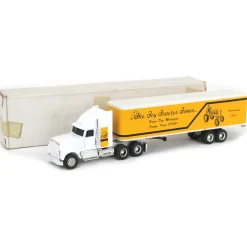 1/64 White & Yellow Toy Tractor Times International Semi, 1988 Anniversary