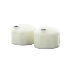 1/64 White Bulk Fluid Tank w/ Black Lid, 2 Pack, 3D Printed