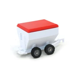 1/64 White Fertilizer Spreader, 3D Print Plastic