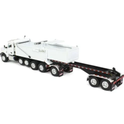 1/64 White Kenworth T880 Rogue Dump w/ Rogue Transfer Dump Trailer, DCP by First Gear