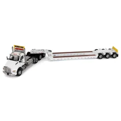 1/50 White Kenworth T880 SBFA with White Trail King TK120 HDG Lowboy Trailer
